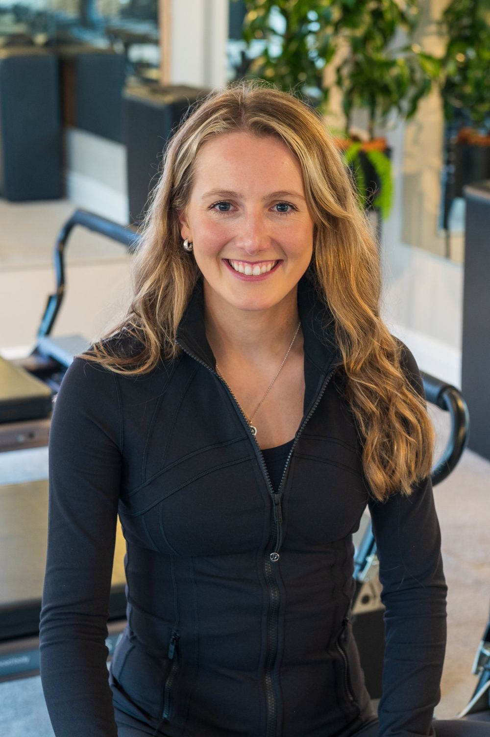 A young Pilates instructor at a York studio.